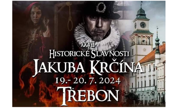 Historické slavnosti Jakuba Krčína - 19. - 20. července 2024